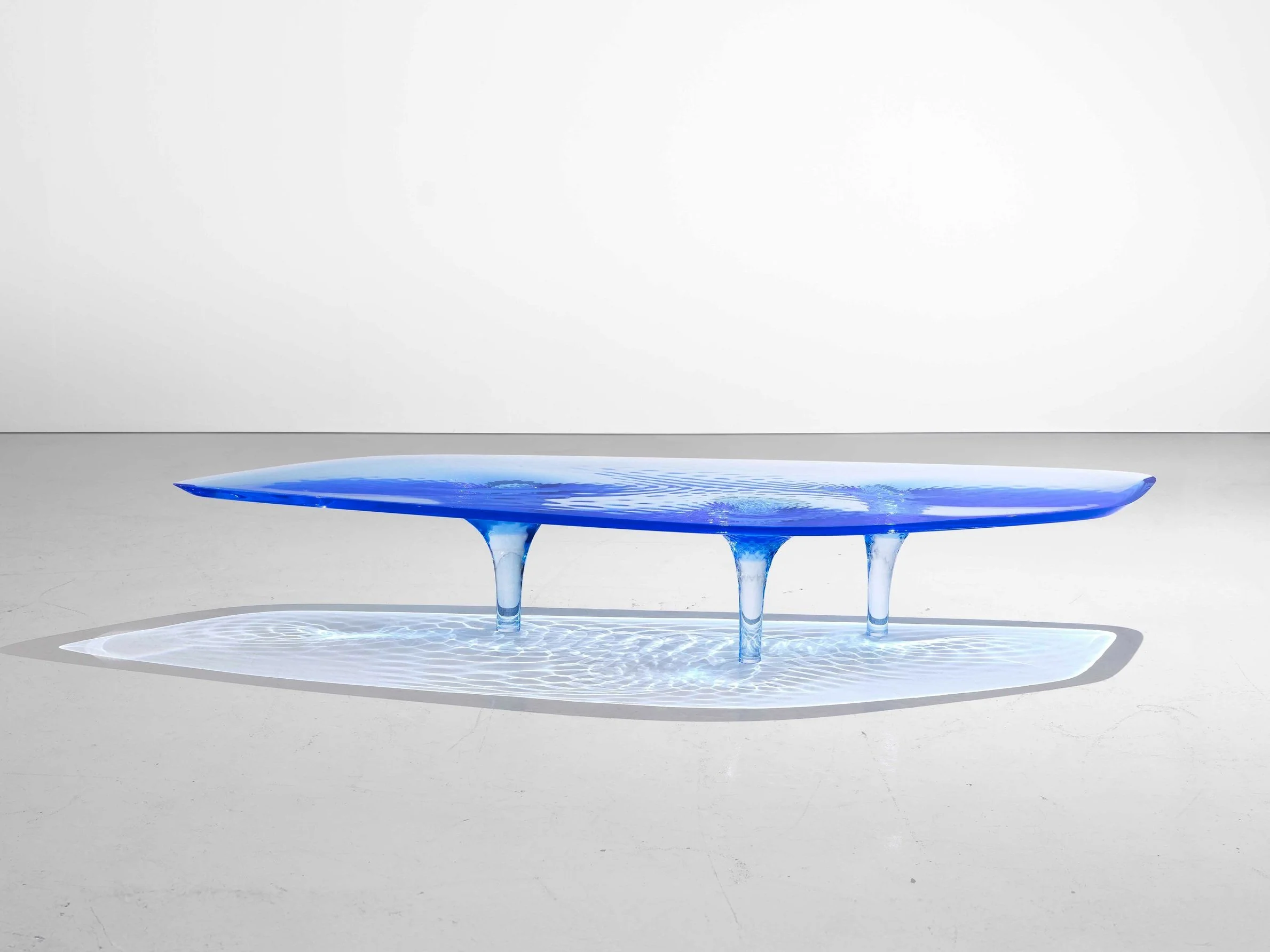 ZH Coffee Table 'Liquid Glacial' Colour — DAVID GILL GALLERY